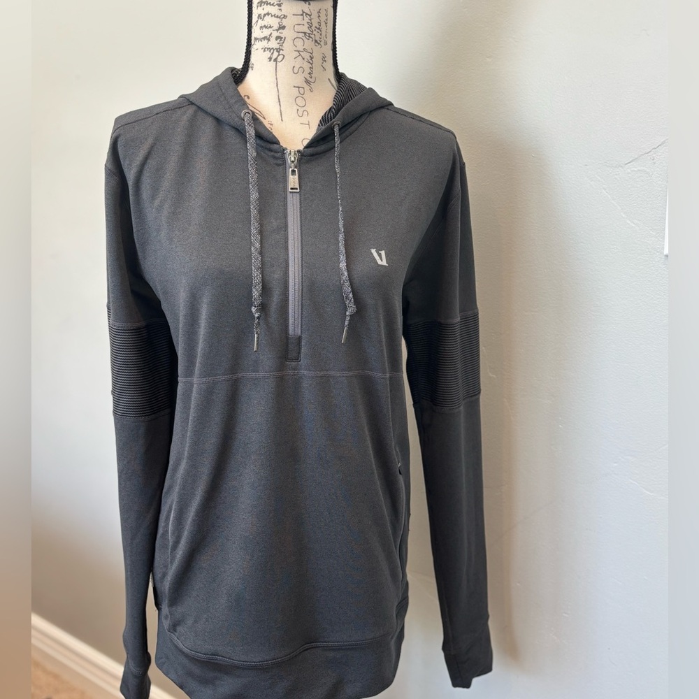 Vuori Black Half-Zip Hoodie
